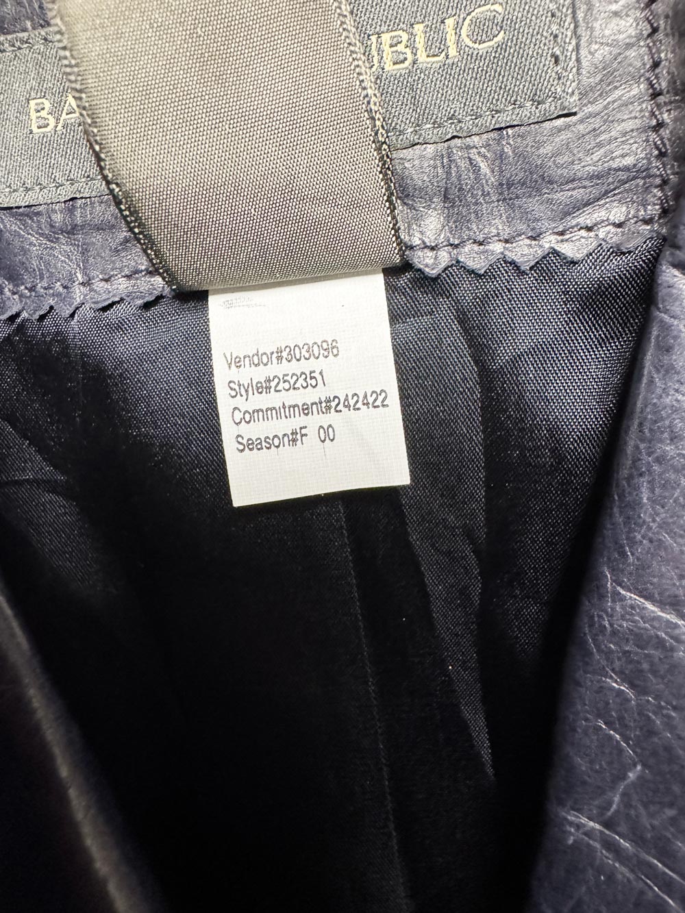 vintage 00s banana republic soft leather light jacket | lambskin