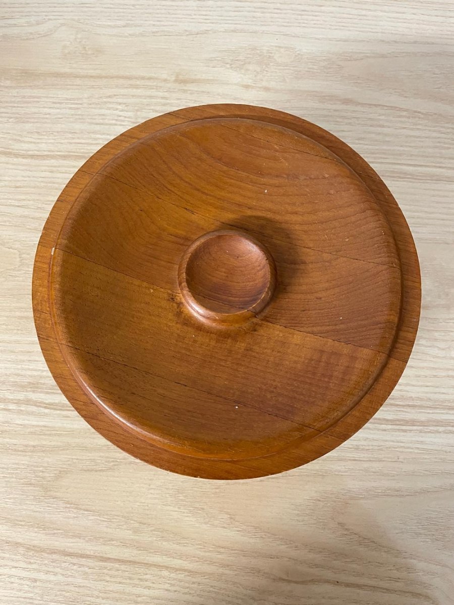 vintage mid - century dansk teak wood ice bucket - good market thrift store