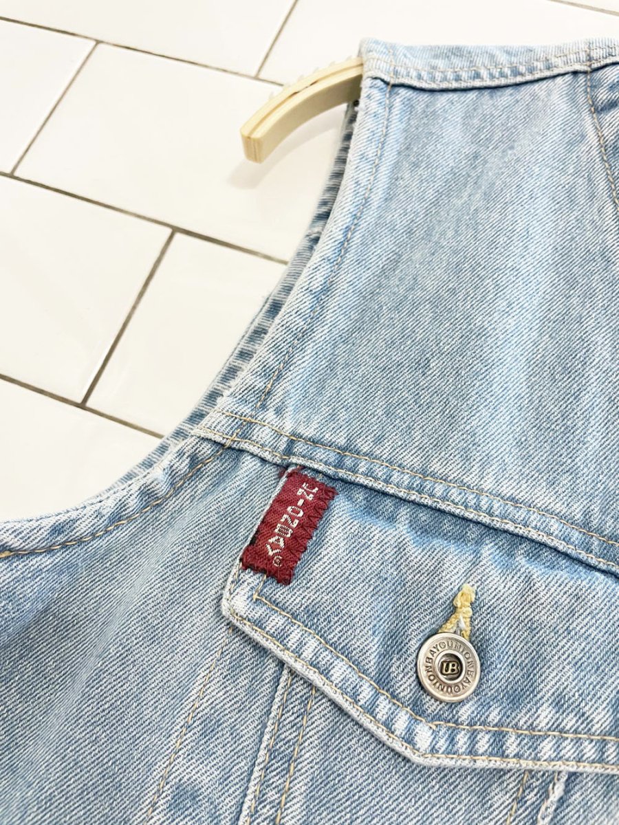 vintage 90s union bay denim vest top - good market thrift store