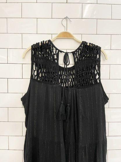 maeve crochet top abilene maxi dress - good market thrift store