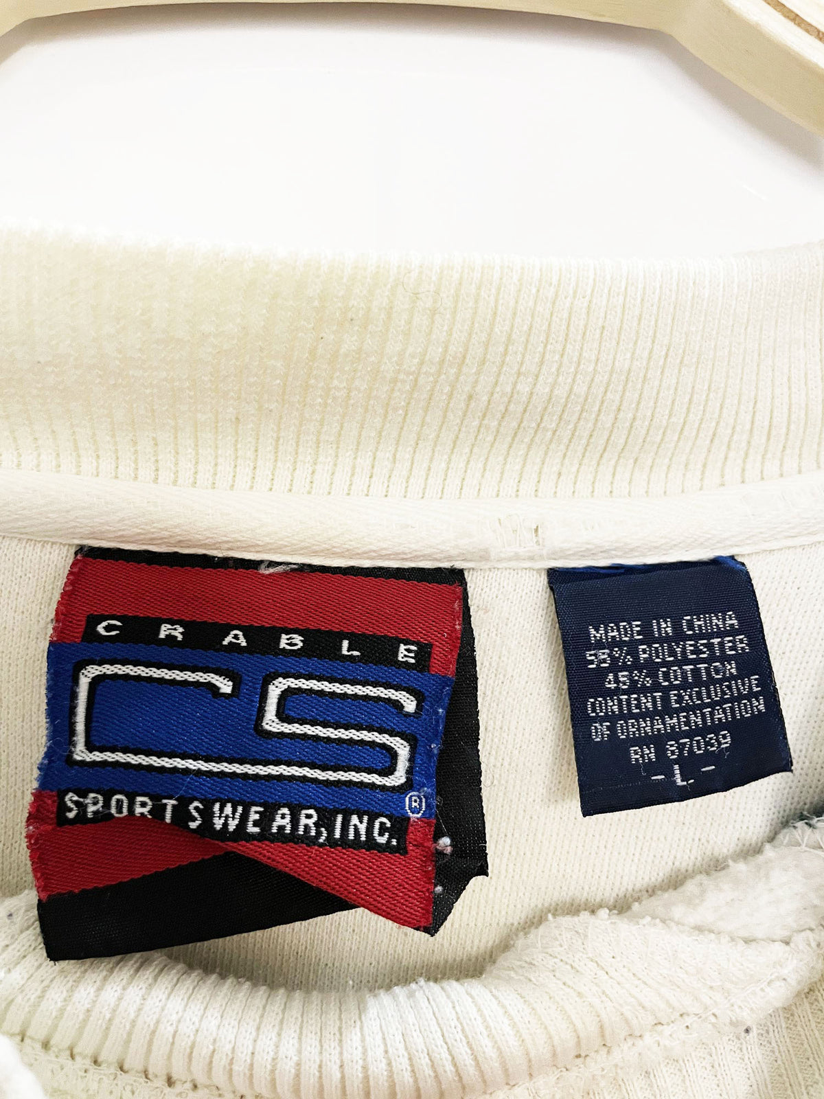 vintage 90s cheers boston v insert oversized sweatshirt | crable sportswear
