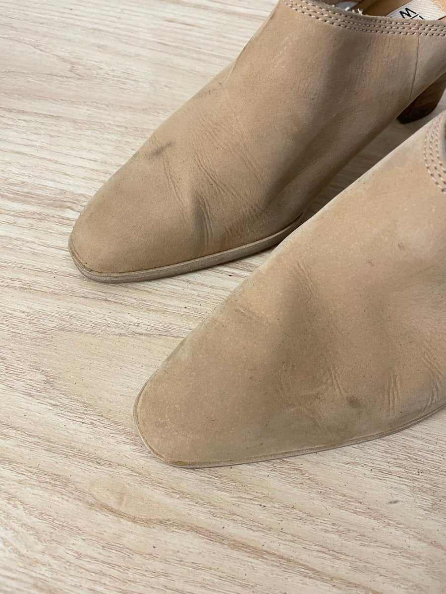 vintage 00s nine west nubuck mules - good market thrift store