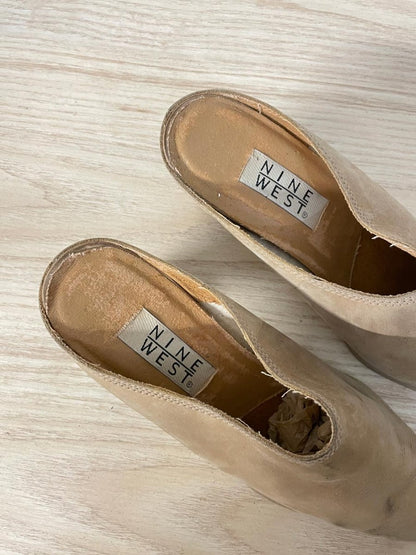 vintage 00s nine west nubuck mules - good market thrift store