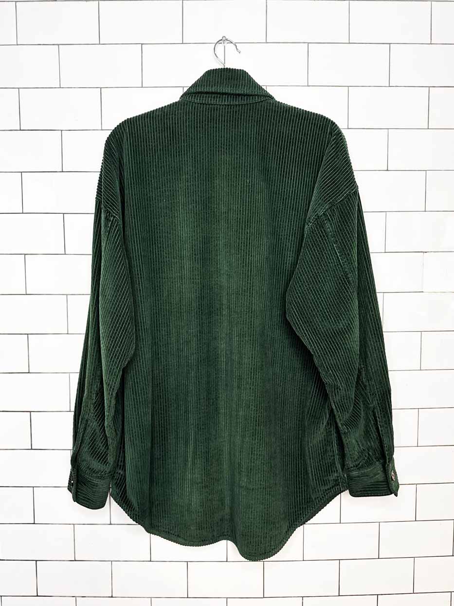 the group babaton graydon chunky cord full button shirt jacket | aritzia