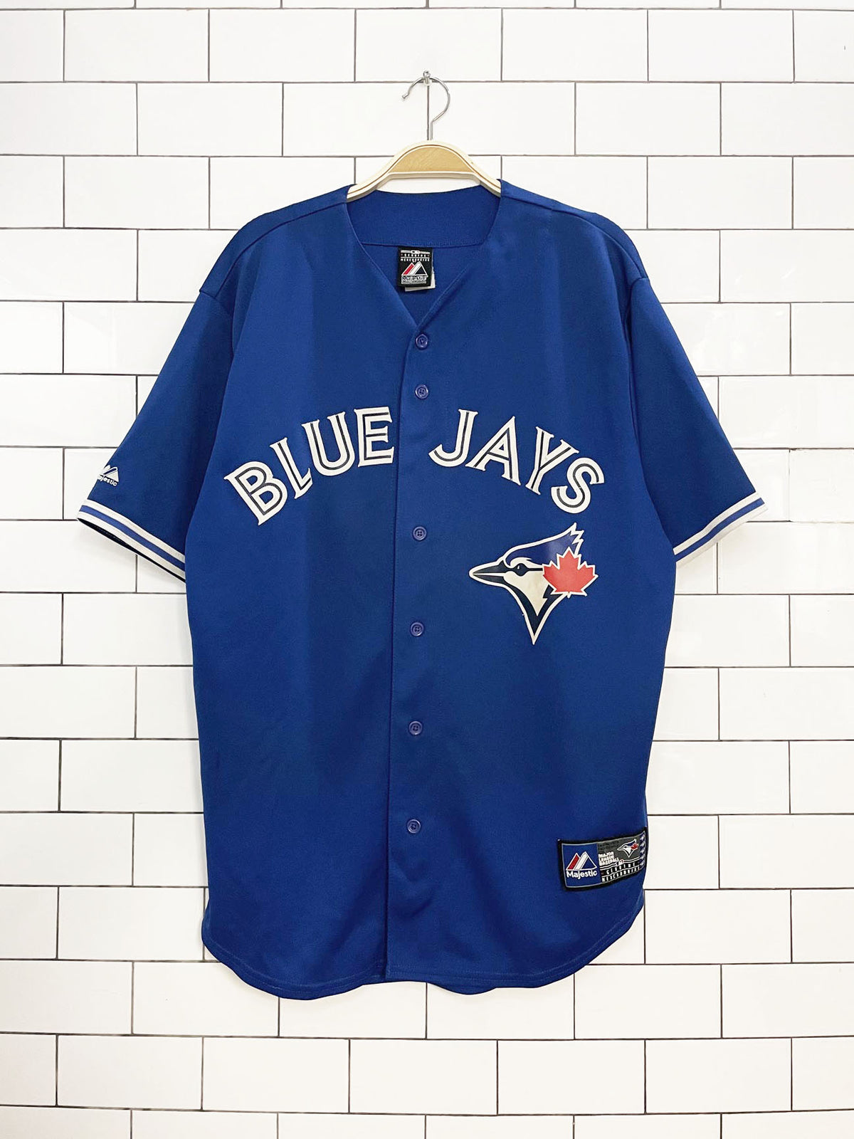 vintage 90s majestic toronto blue jays mlb #5 baseball jersey | made in USA
