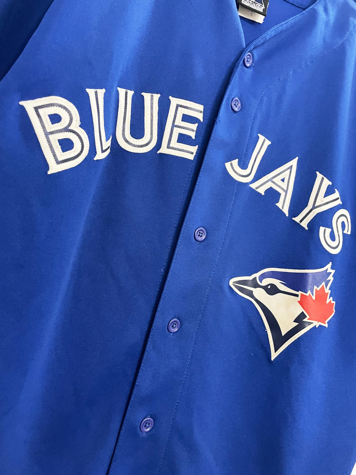 vintage 90s majestic toronto blue jays mlb #5 baseball jersey | made in USA