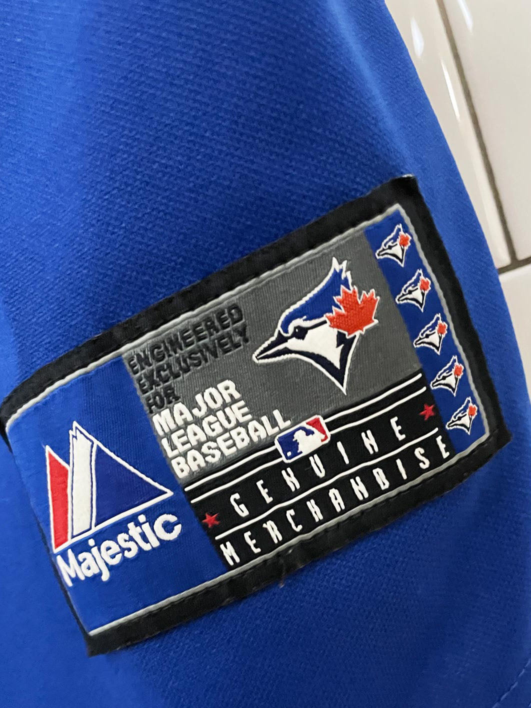 vintage 90s majestic toronto blue jays mlb #5 baseball jersey | made in USA