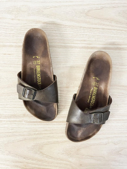 birkenstock madrid leather sandal - good market thrift store