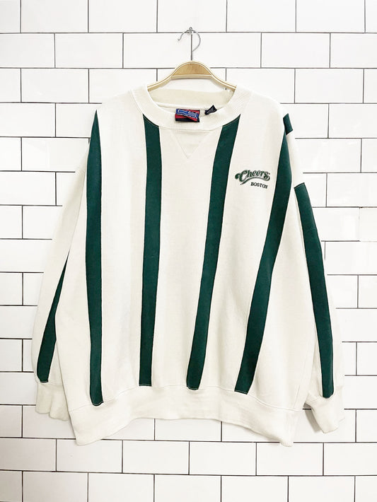 vintage 90s cheers boston v insert oversized sweatshirt | crable sportswear