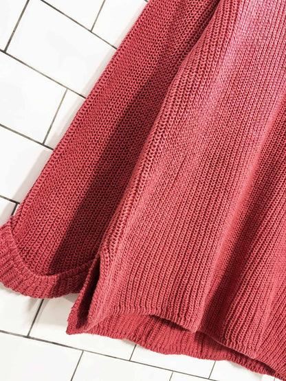 vintage 00s the limited chunky knit v-neck sweater