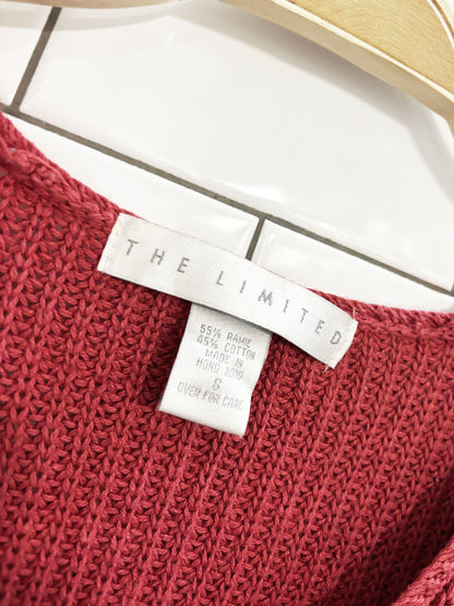 vintage 00s the limited chunky knit v-neck sweater