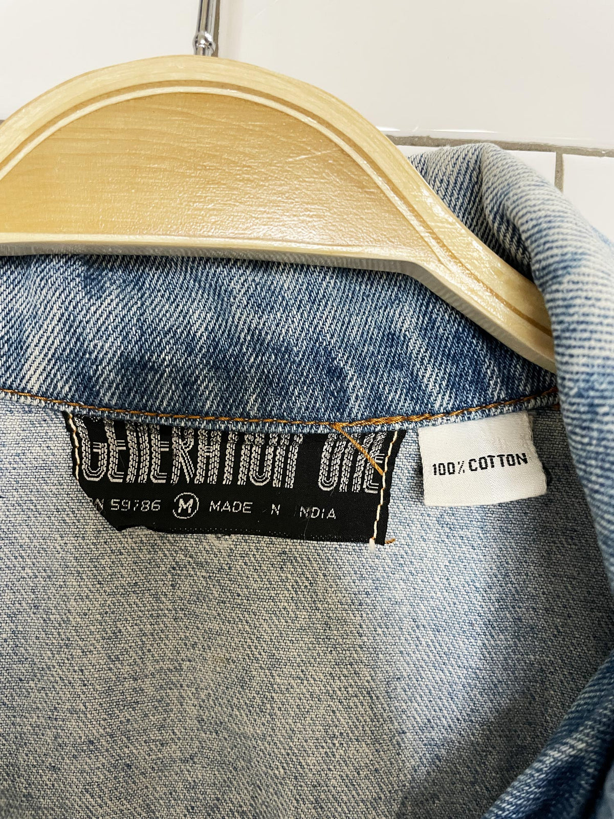 vintage generation one denim jacket  | made in india