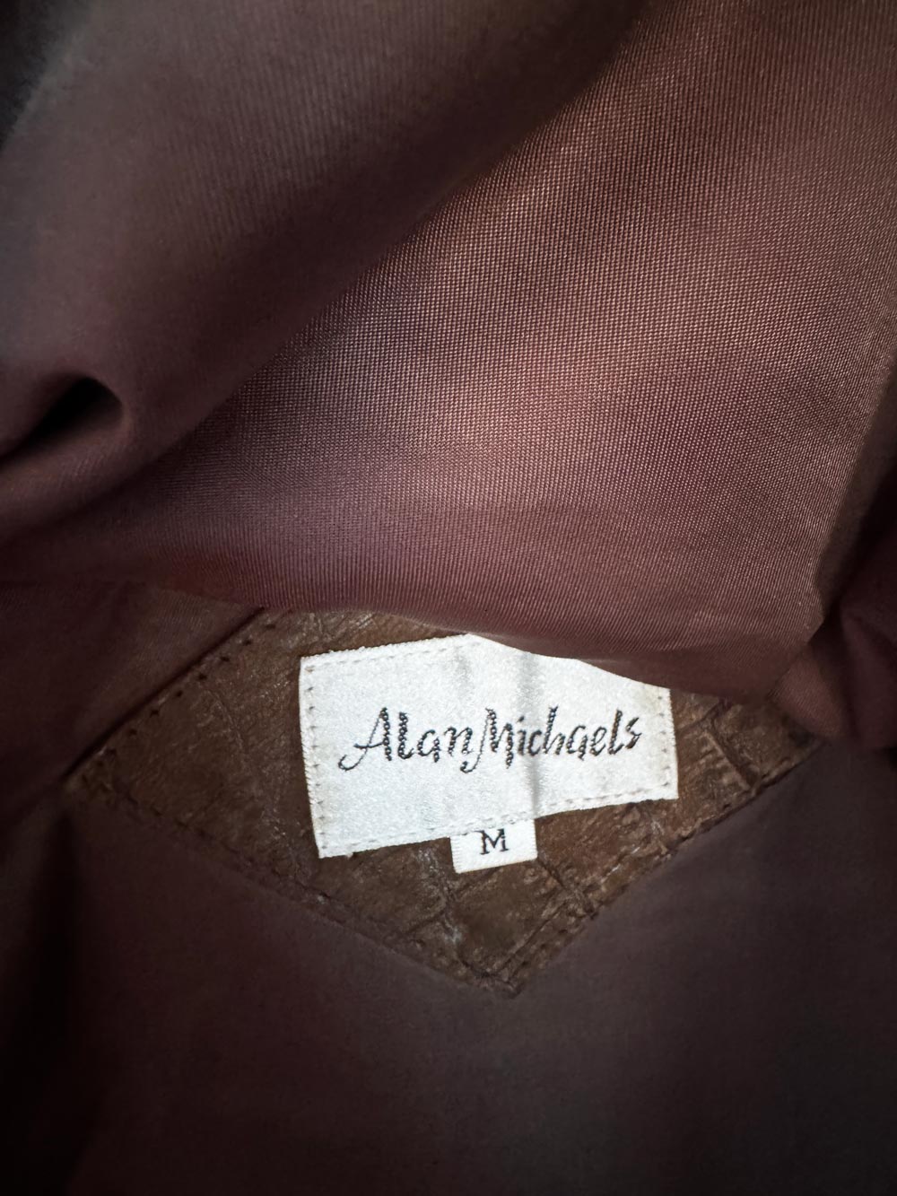vintage 90s alan michaels opossum fur + lamb leather bomber jacket | removable lining