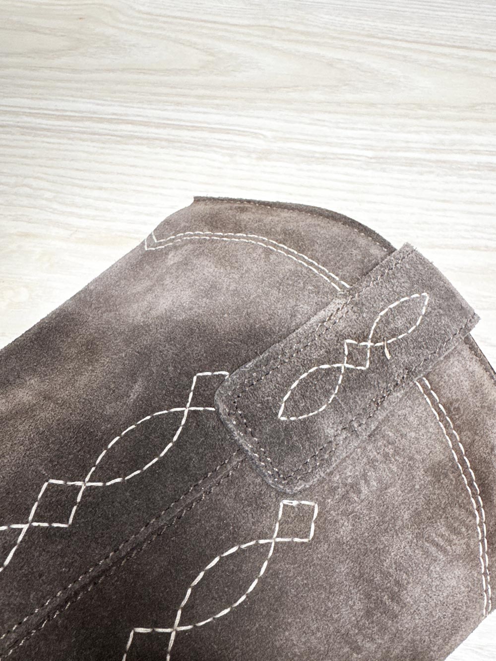 nwot alesya suede western stitch tall boots | cowboy | made in Italy
