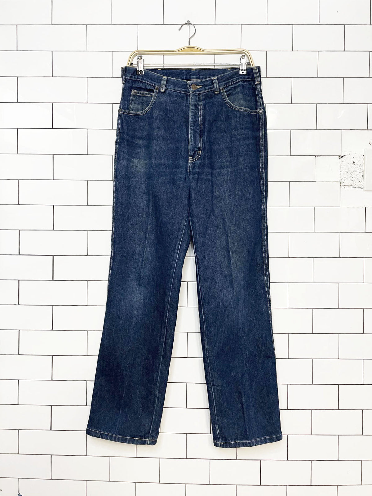 vintage 80s calvin klein straight leg jeans | made in USA