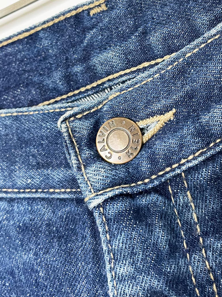 vintage 80s calvin klein straight leg jeans | made in USA