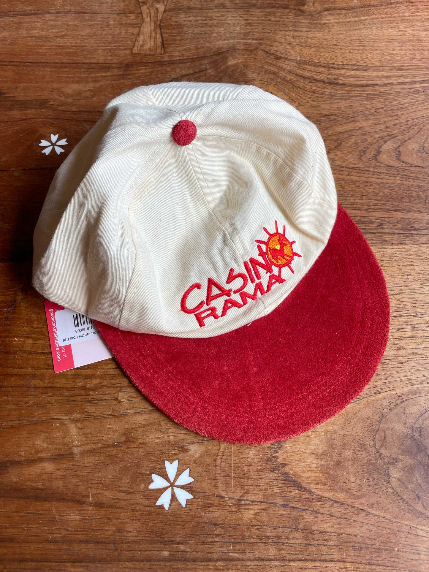 vintage casino rama leather bill hat