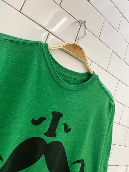 brew city st. paddys day moustache beer tee - good market thrift store