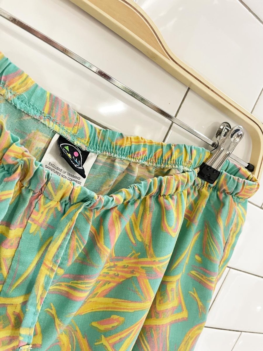 maui & sons retro tropical resort shirt and shorts set - good market thrift store