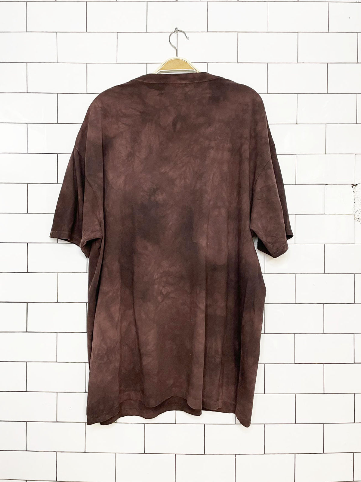vintage 00s the mountain monkey face tie dye tee