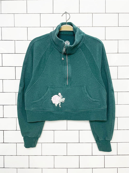 lululemon 2024 scuba oversized scuba funnel neck half zip sweatshirt | rework
