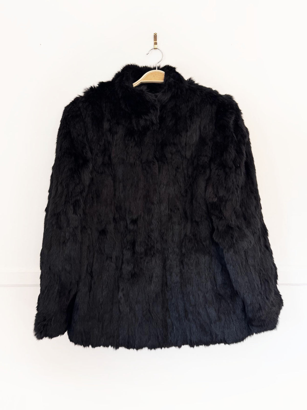 vintage 80s somerset furs los angeles fabbit fur coat