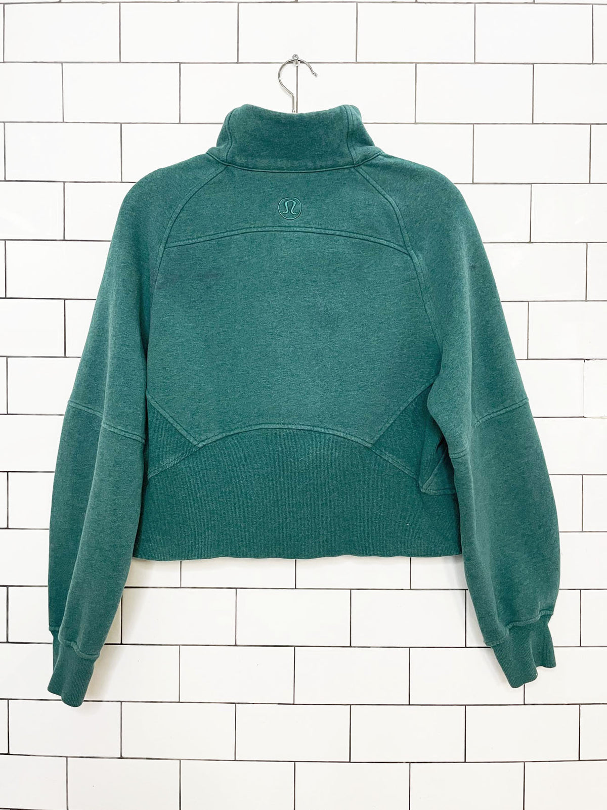 lululemon 2024 scuba oversized scuba funnel neck half zip sweatshirt | rework