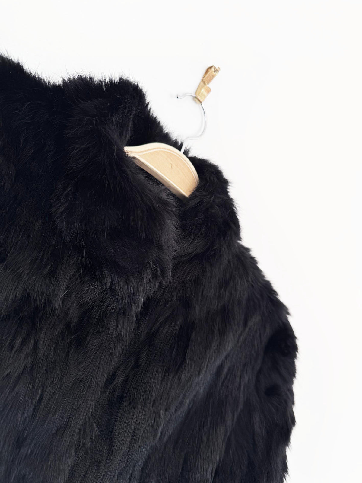 vintage 80s somerset furs los angeles fabbit fur coat