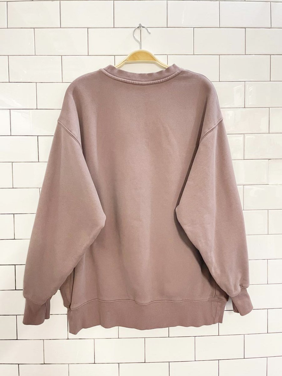 tna cozy fleece boyfriend oversized sweatshirt | aritzia - good market thrift store