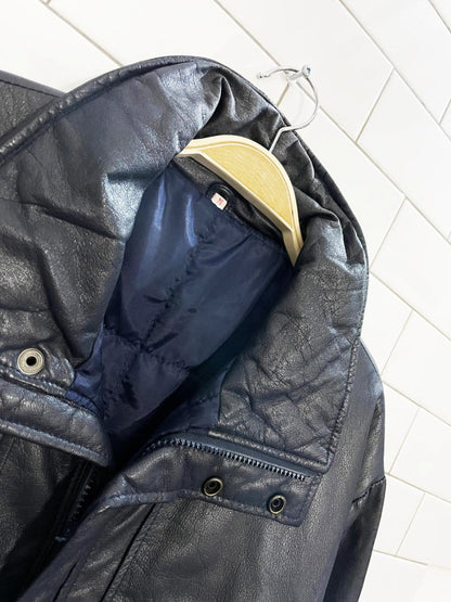 vintage soft leather bomber jacket - good market thrift store
