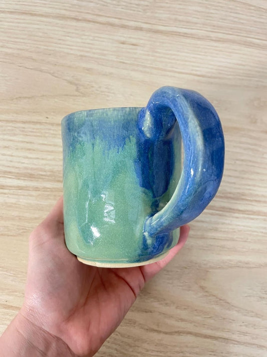 handmade pottery mug - good market thrift store