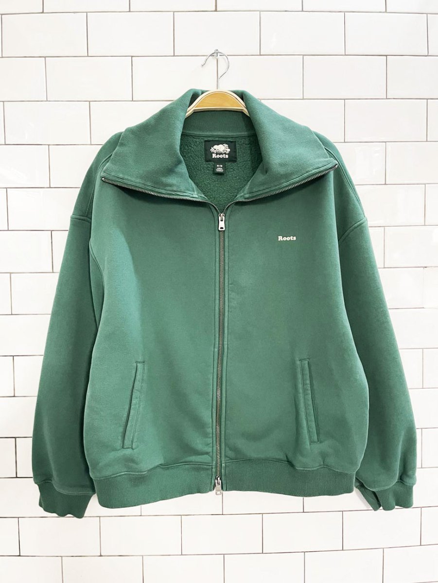 roots 2023 cloud full zip sweatshirt - good market thrift store