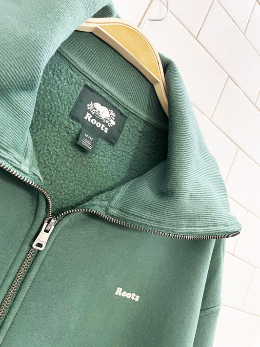 roots 2023 cloud full zip sweatshirt - good market thrift store