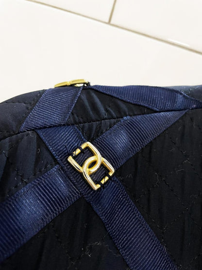 vintage 80s peter nygard 100% silk quilted harness jacket | union made - good market thrift store