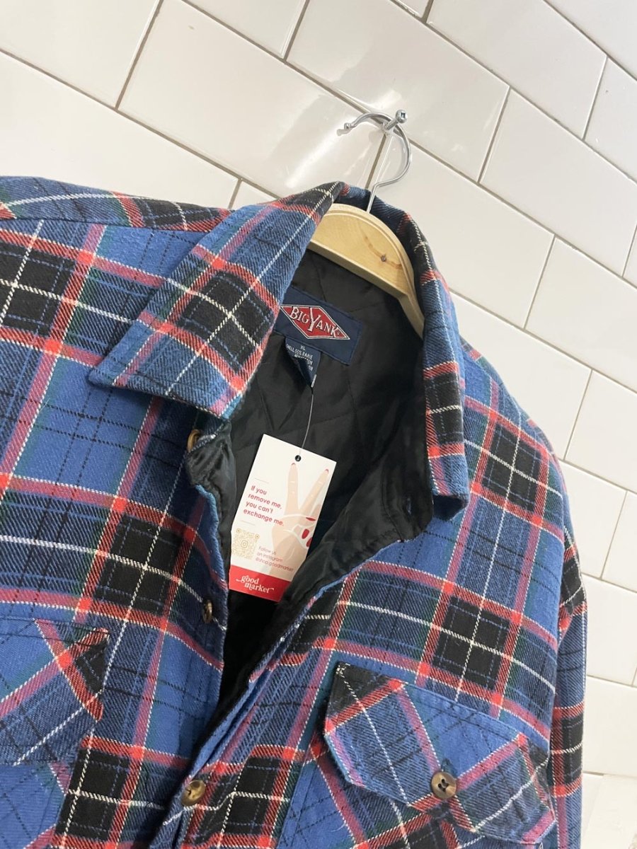 big yank quilted flannel shirt jacket - good market thrift store