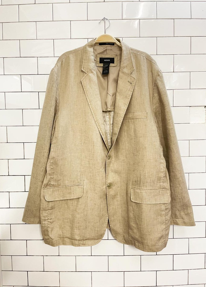 alfani 100% linen summer blazer - good market thrift store