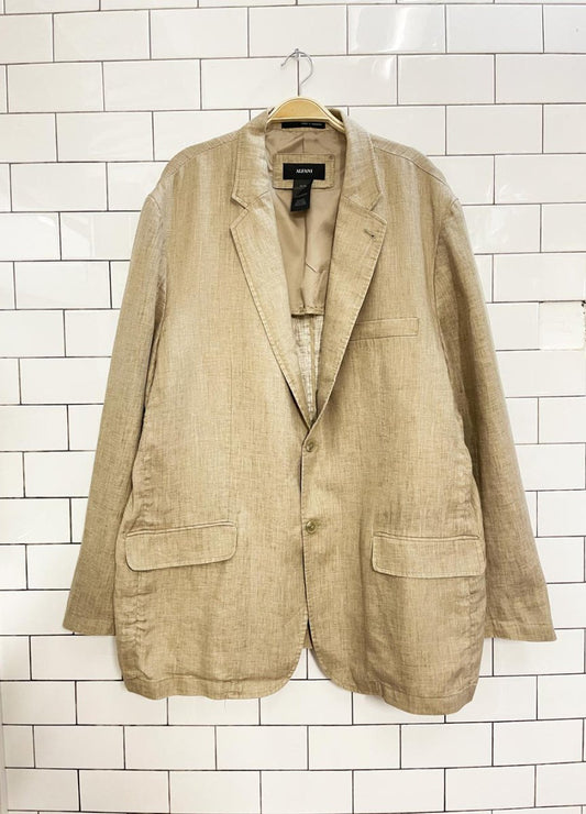 alfani 100% linen summer blazer - good market thrift store