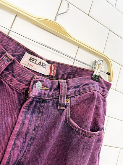 vintage 00s levi's 550 relaxed fit loose jeans - good market thrift store