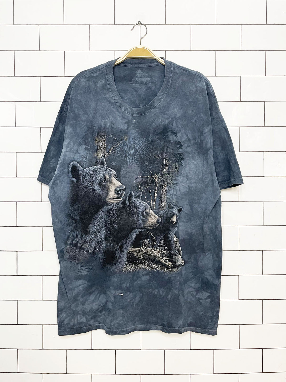 vintage the mountain gardner find 13 bears tie dye tee