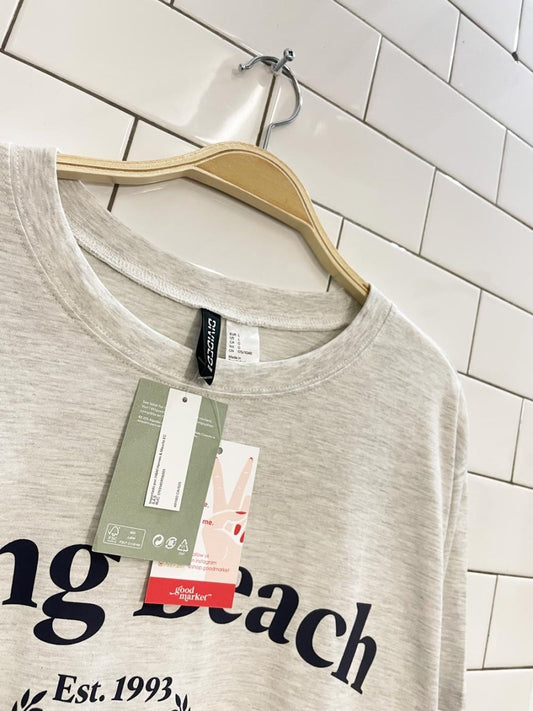 nwt h&m long beach cali graphic tee - good market thrift store