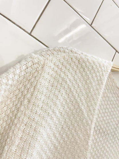 vintage summer knit cardigan top - good market thrift store