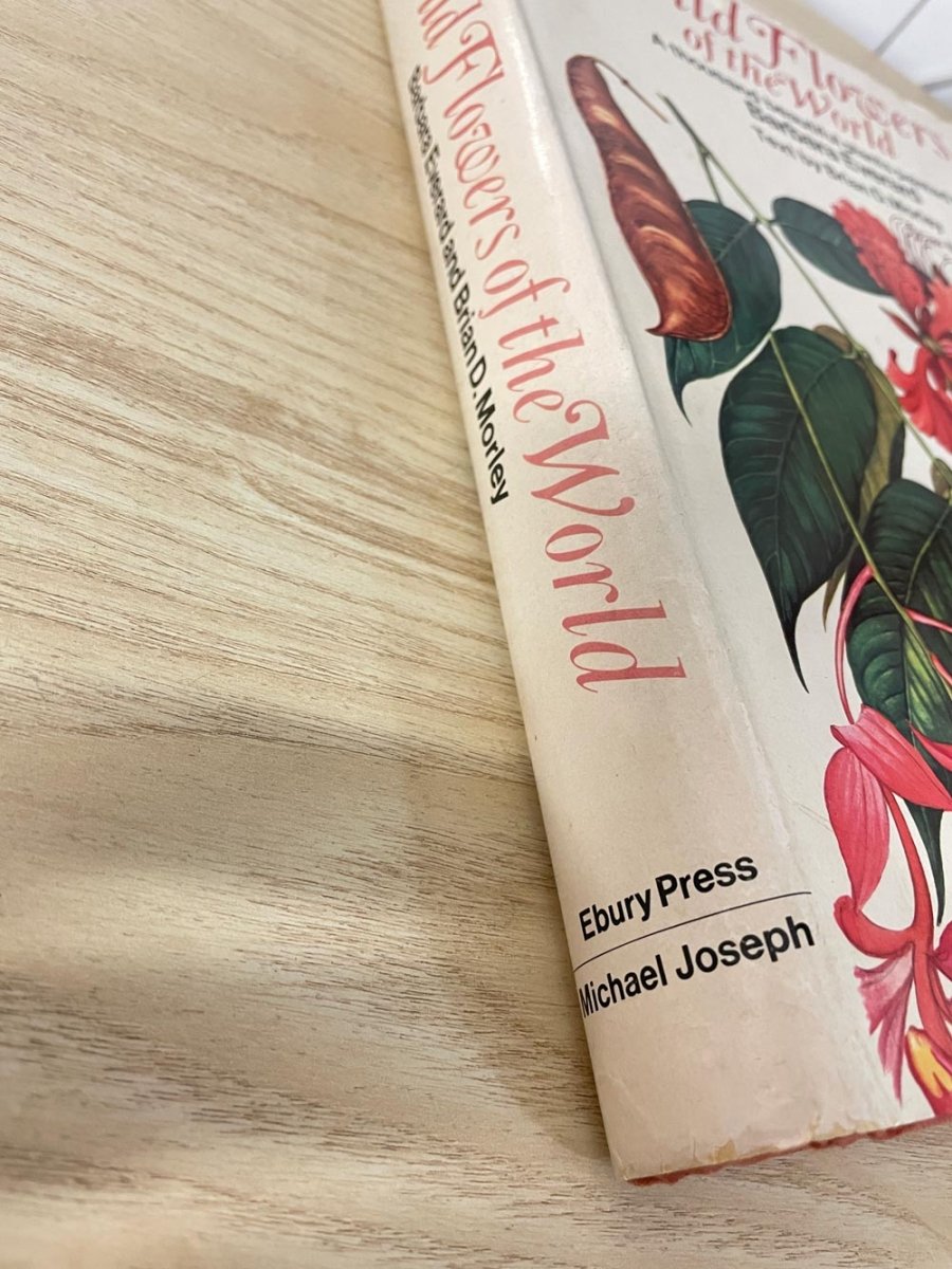 vintage 70s wildflowers of the world illustrated coffee table book - good market thrift store