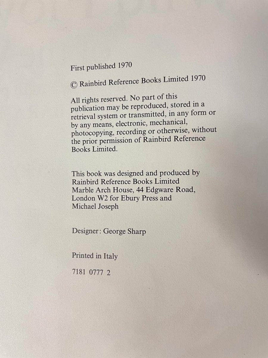 vintage 70s wildflowers of the world illustrated coffee table book - good market thrift store