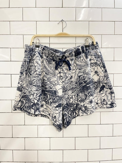 x2 old navy cali fleece tropical print sweat set - good market thrift store