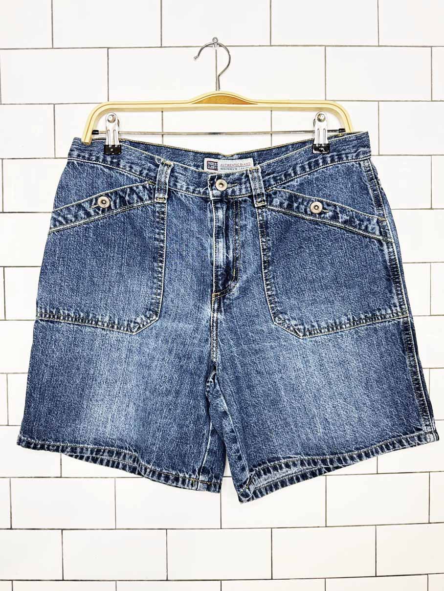 vintage 00s faded glory denim shorts