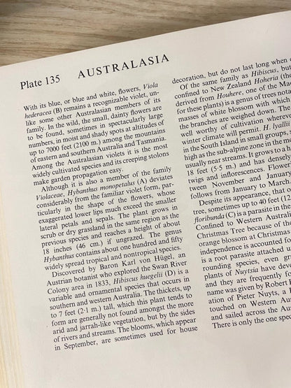 vintage 70s wildflowers of the world illustrated coffee table book - good market thrift store