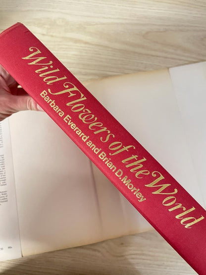 vintage 70s wildflowers of the world illustrated coffee table book - good market thrift store