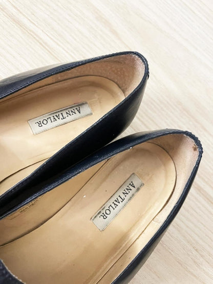 vintage ann taylor leather penny loafer | made in brazil - good market thrift store