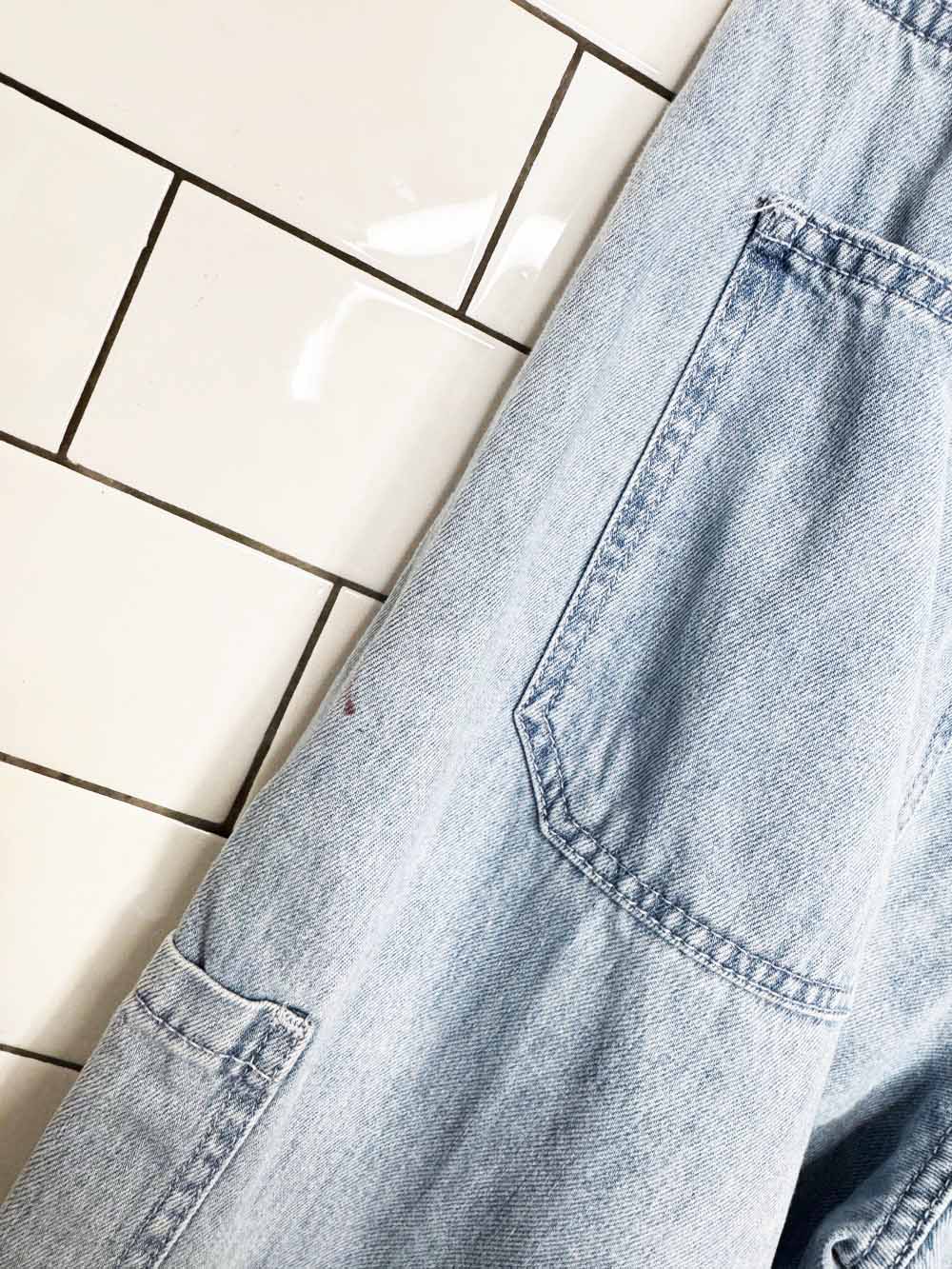 outfitters wide leg utility pocket cropped jeans