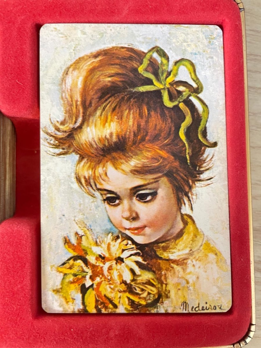 vintage 60s medeiros sugar bon playing cards set - good market thrift store